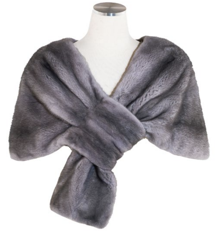 16” Mink  Stole Side Pull Thru